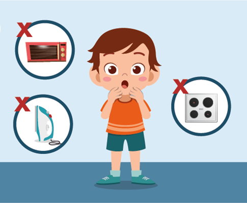 Dạy trẻ kỹ năng phòng tránh tai nạn thương tích do bỏng và đồ dùng sắc nhọn khi ở nhà một mình